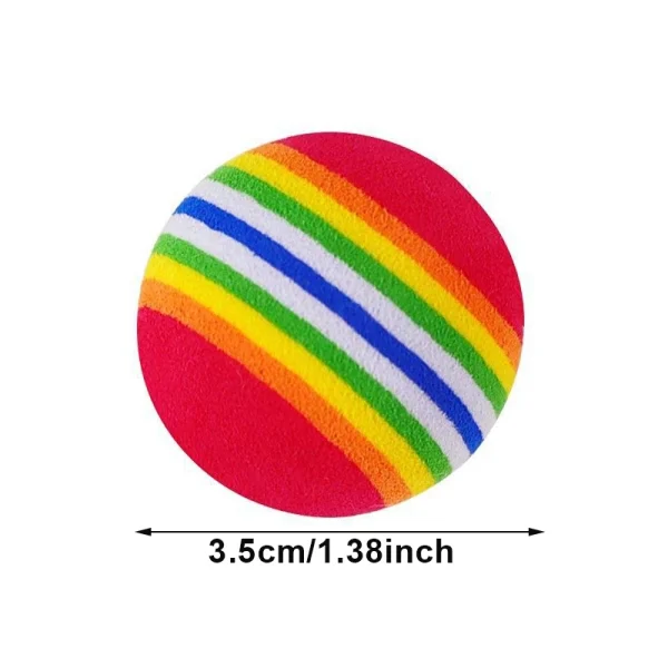 Cat Ball Toy, Interactive Rainbow Ball
