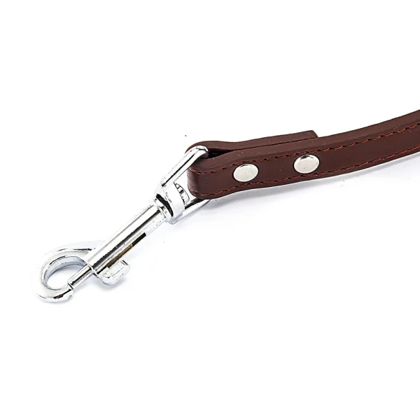 Leather Dog Leash, 6 Colors Solid Dog Training Leashes