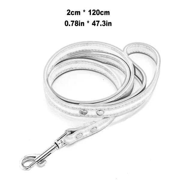 Leather Dog Leash, 6 Colors Solid Dog Training Leashes