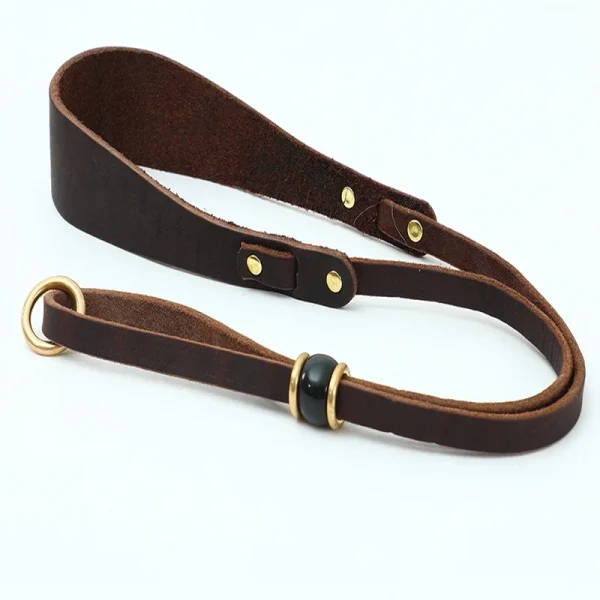 Adjustable Dog Collar, Soft Wide Leather