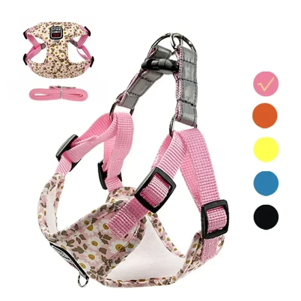 No Pull Reflective Harness Leash Set for Small Medium, Dog