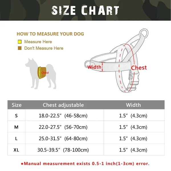 Nylon Durable Dog Harness with Handle