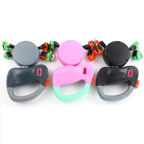 Automatic Retractable Double Leash