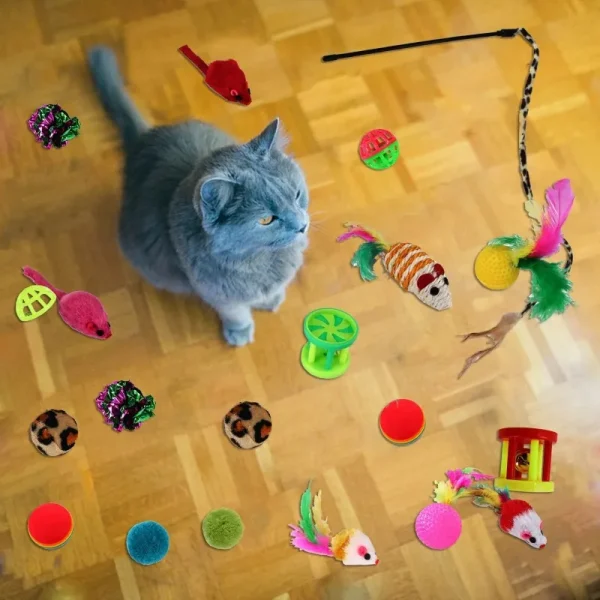 21pack Kitten Toys, Variety Pack Combination Set