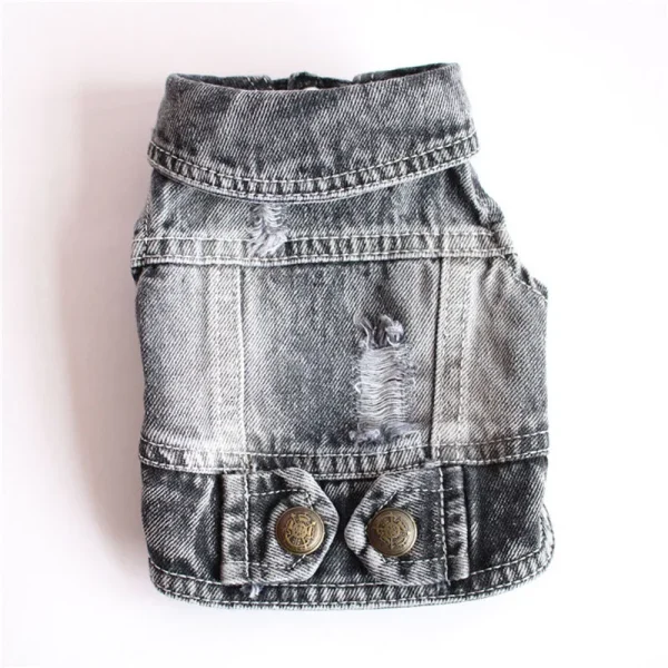 Thin Cool Dog Jeans Jacket for Small, Medium Dogs