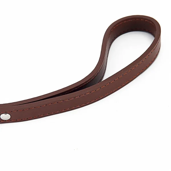 Leather Dog Leash, 6 Colors Solid Dog Training Leashes