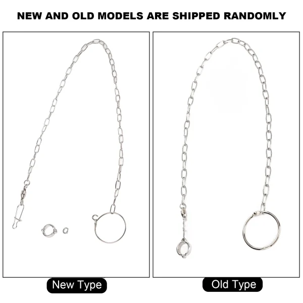 21.3in Length Stainless Steel Split Foot Chain for Large Bird