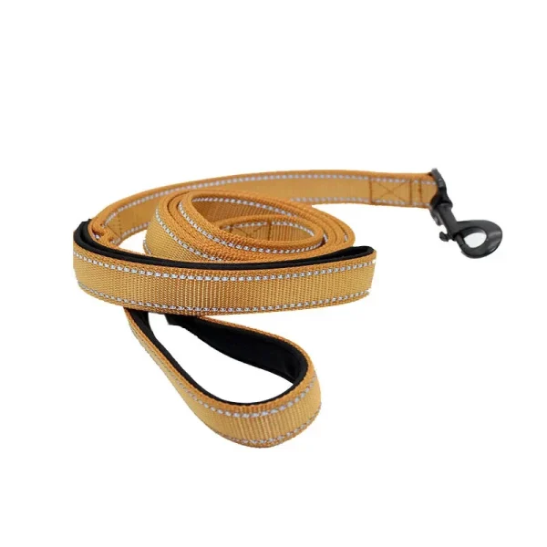 Reflective Dog Leash With Double Handle