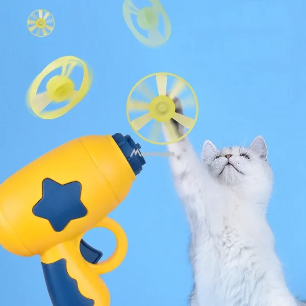 Interactive Teaser Training Toy, Rotating Flying Discs