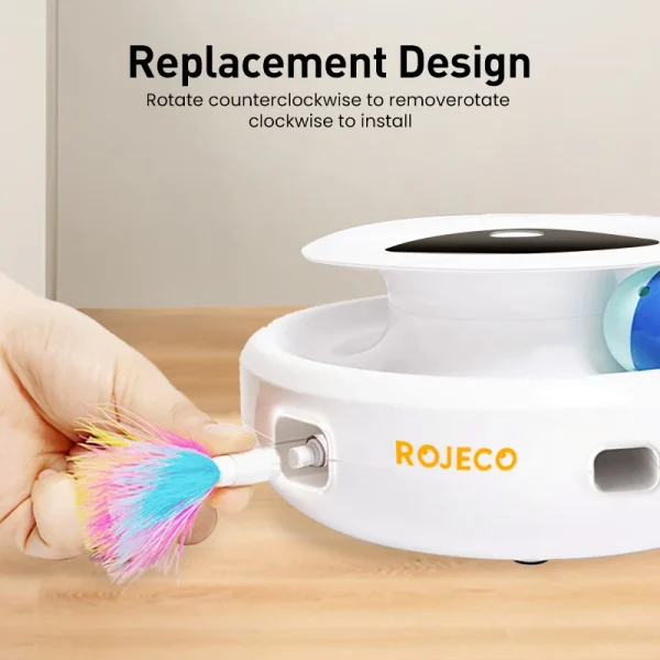 2 in 1 Smart Automatic Feather with 5 Modes