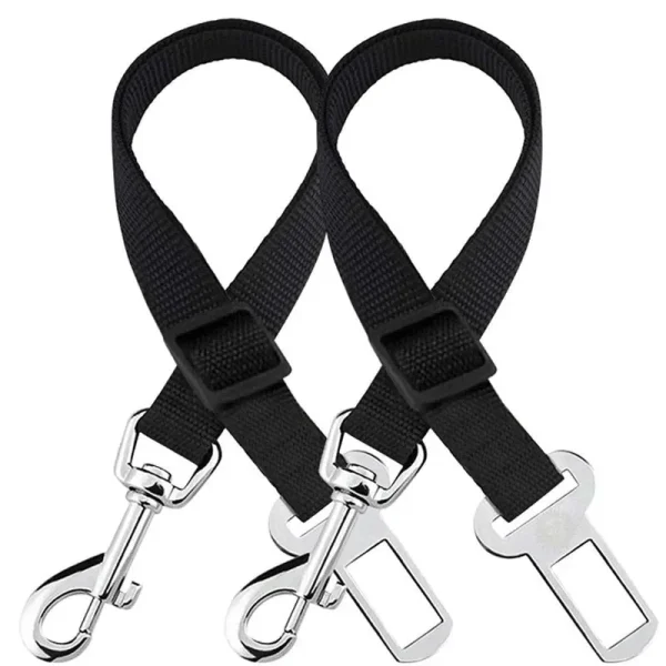 Dog Car Seat Belt with Adjustable Harness Lead