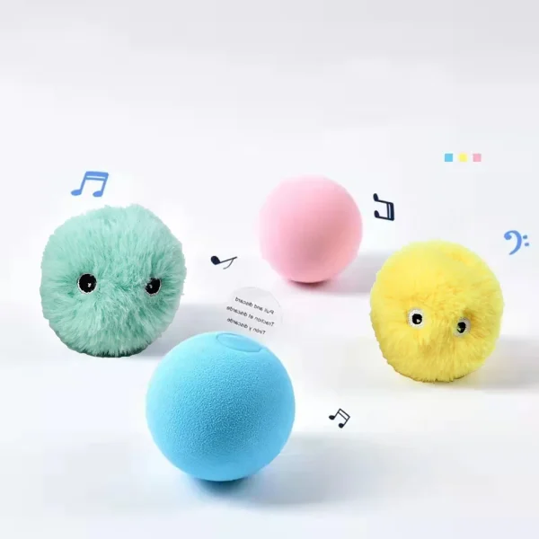 Interactive Ball, Plush Electric Catnip Training Toy