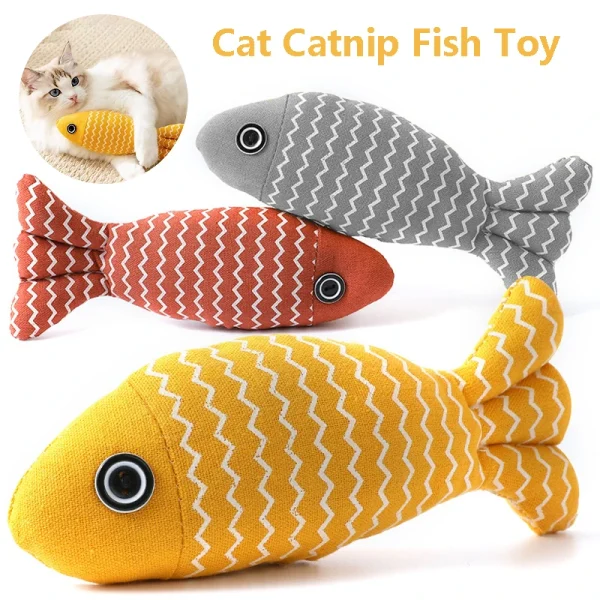 Interactive Fish Toys for Indoor Cats