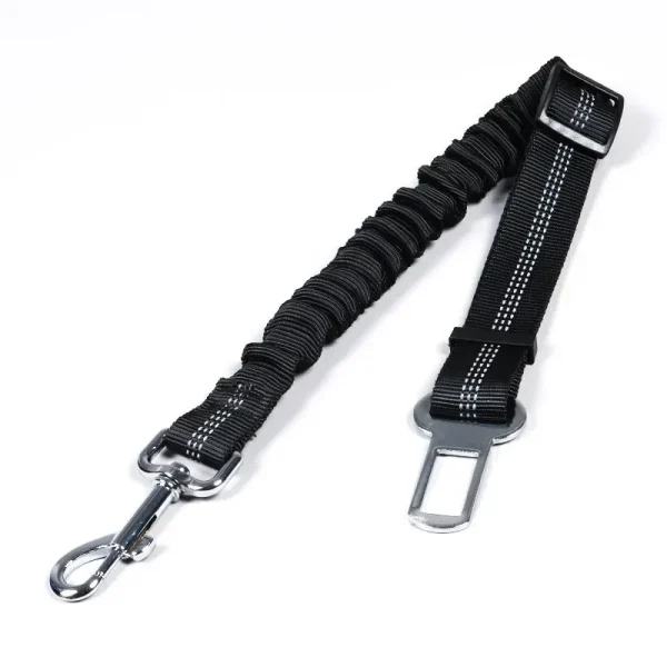 Universal Adjustable Pet Seat-Belt, Elastic & Reflective
