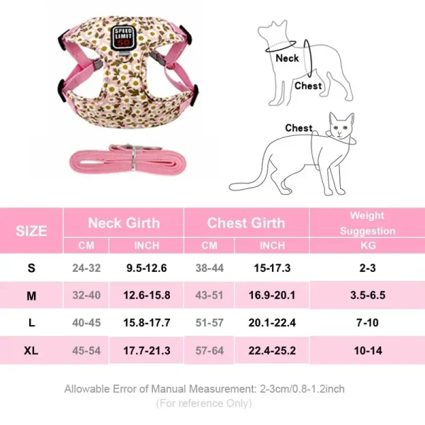 No Pull Reflective Harness Leash Set for Small Medium, Dog