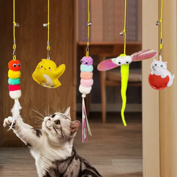 1PC Hanging Cat Toy, Elastic Rope