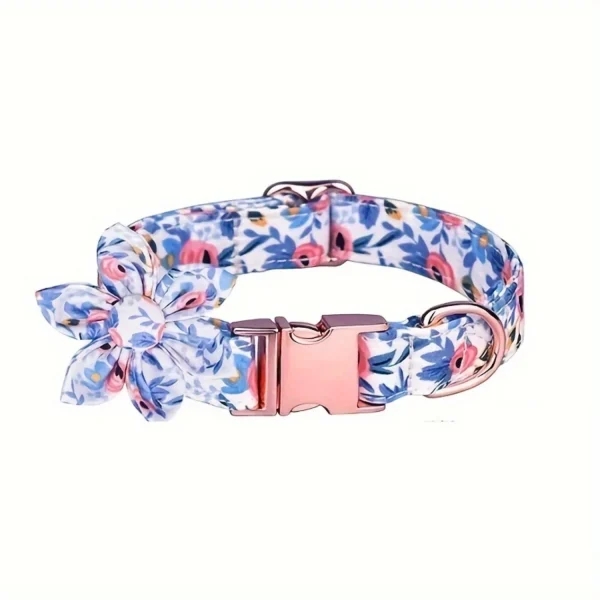 Small Dog Adjustable Collar - Stylish Bow Tie