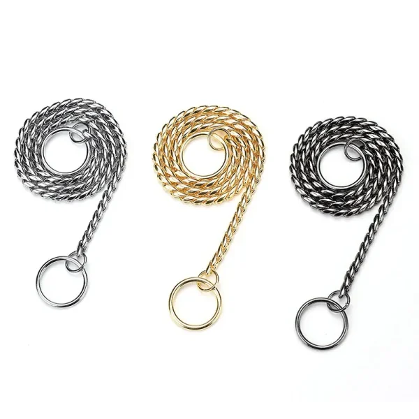 Dog Collar Chain, Copper Pinch Collar P Slip Chain