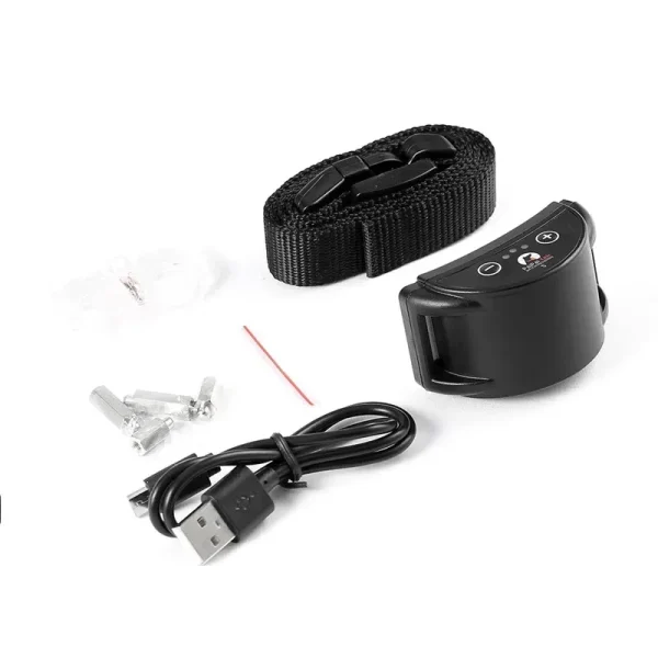 Rechargeable Anti Bark Collar, Waterproof, Ultrasonic Training Collar