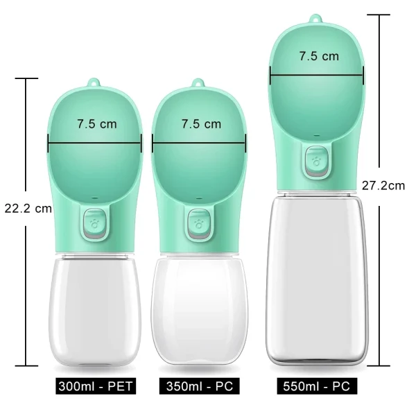 Portable Water Bottle For Small and Large Dogs