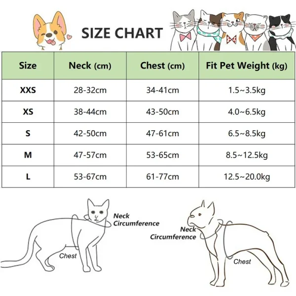 Adjustable Dog Harness, No Pull Collar For Small Medium Dogs