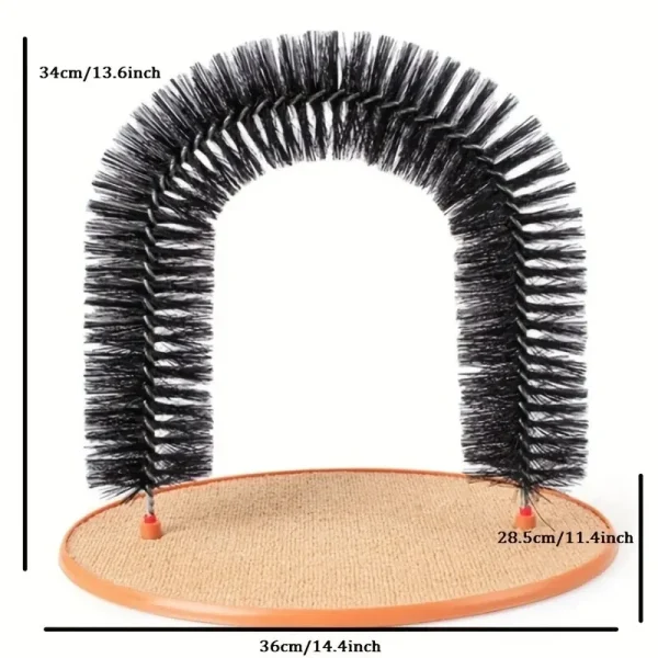 Cat Toy Arch, Self Groome with a Scratching Pad