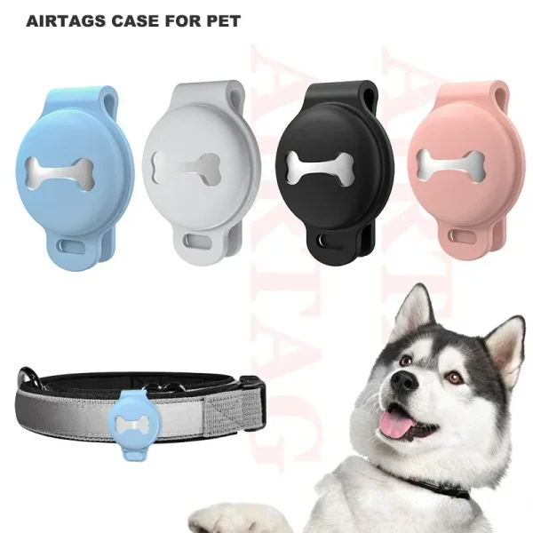 1PCS For Apple Airtag Case Dog Collar GPS Finder