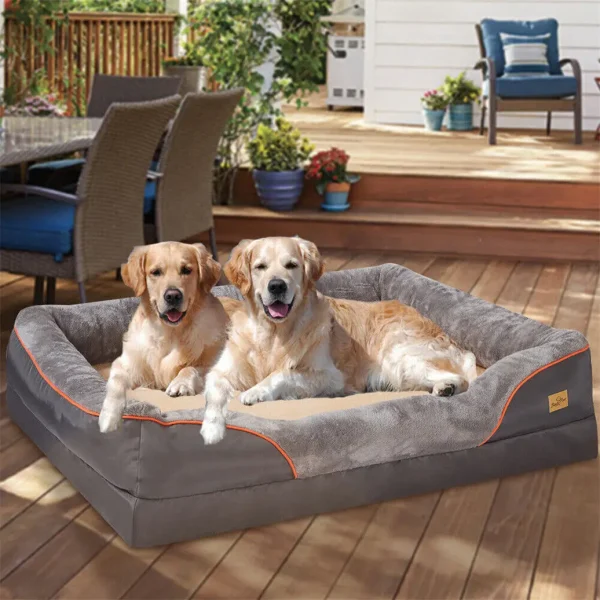 Jumbo Large Orthopedic Dog Bed Memory Foam