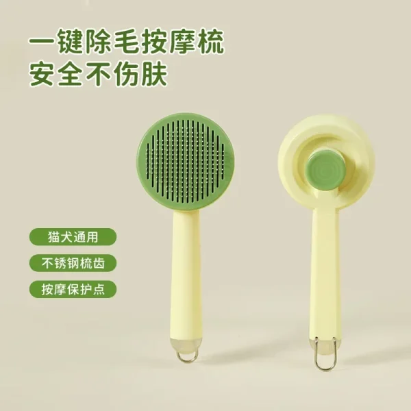 Pet Brush, Comb Self Cleaning Hair Remover